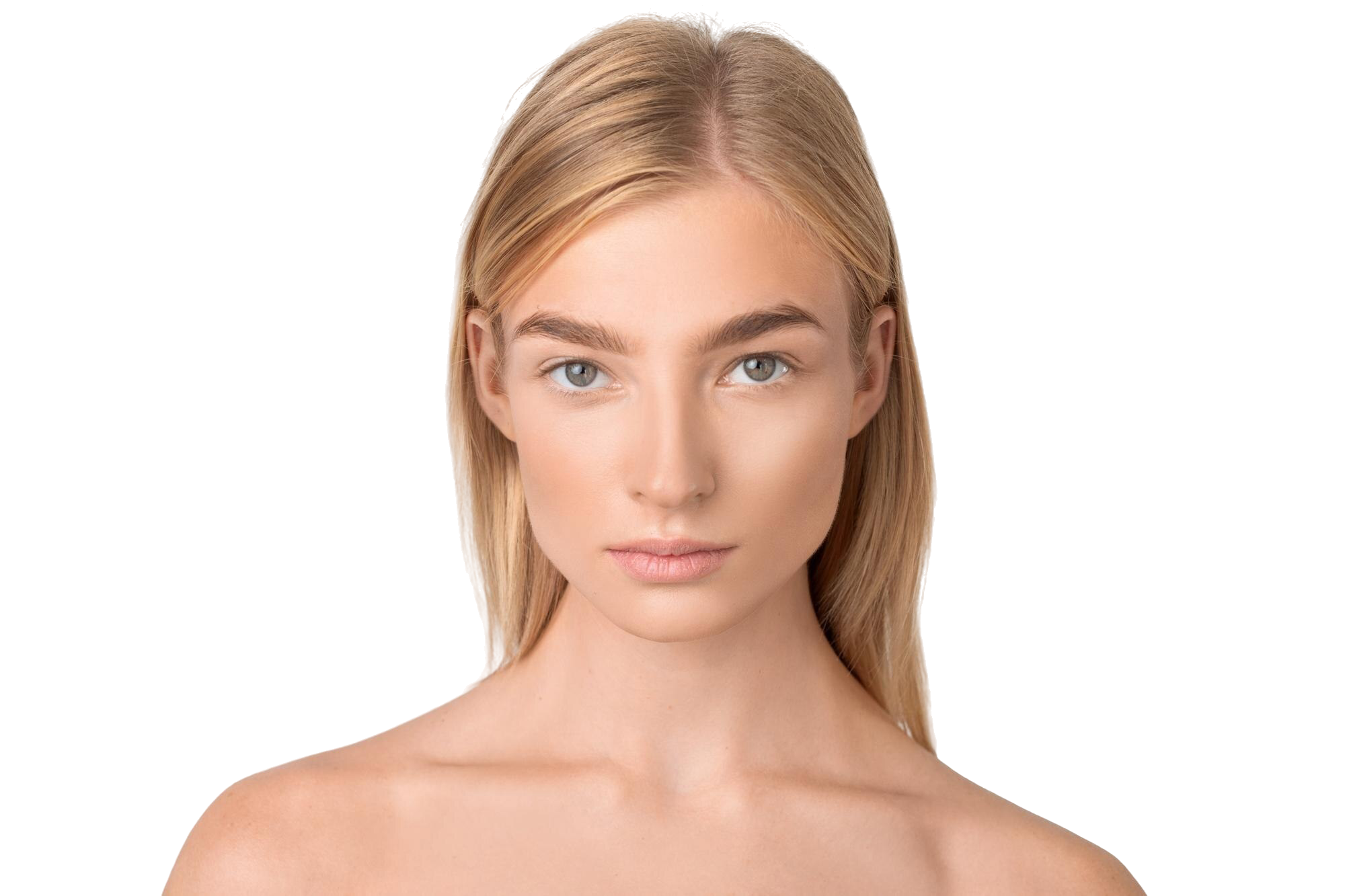 mujer-rubia-hermosa-piel-posando-camisa-sobre-pared-blanca